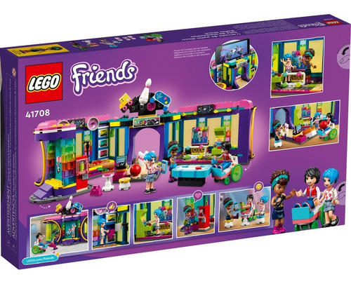 Kit De Construcción Lego Friends Roller Disco Arcade 41708 Cantidad de piezas 642
