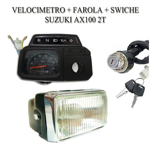 Farola + Velocimetro + Swiche Ax100 2t