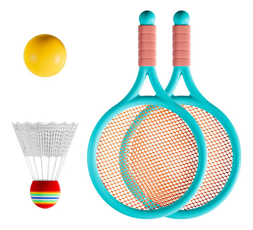 Kit De Tenis Infantil Para Jugar Al Aire Libre, Azul
