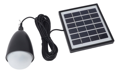 Bombilla Solar Recargable De 600 Lm Para Acampar Portátil