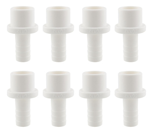 Hjgarden 8pcs Pvc Pipe Fitting 3/4  X 1/2  Plastico Pagoda C