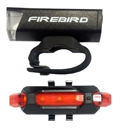 Luz Destellador Kit Para Bici Fire Bird Recargable Usb