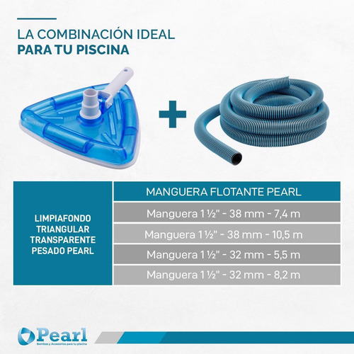 Imagen 4 de 9 de Barrefondo Triangular Pearl 7 Cepillos Interior