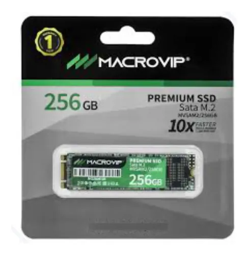 SSD Macrovip M.2 SATA 3 256GB MVSAM2/256GB Velocidade 525MB/s