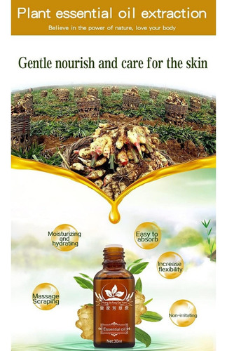 Aceite De Jengibre For Drenaje Linfático