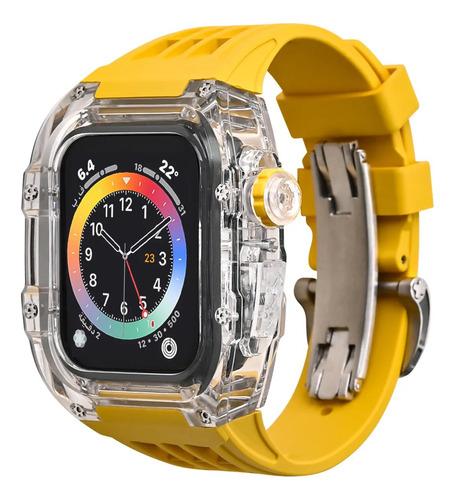 Funda Transparente Y Correa Para Apple Watch  Kit De Modific