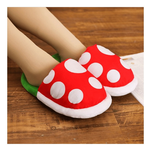 Imagen 5 de 6 de Pantuflas Planta Carnívora Mario Bros