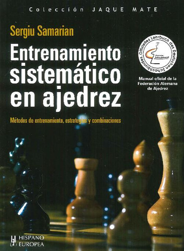 Libro Entrenamiento Sistemático En Ajedrez. Métodos De Entre