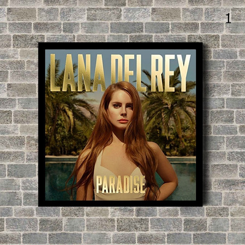 Quadro  Decorativo Da Lana Del Rey ( Quadrado )