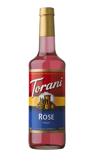 Jarabe Torani Clásico Sabor Rosas 750 Ml