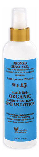 Bronzo Sensuale Protector Solar Spf 15 Deep Golden Bronceado