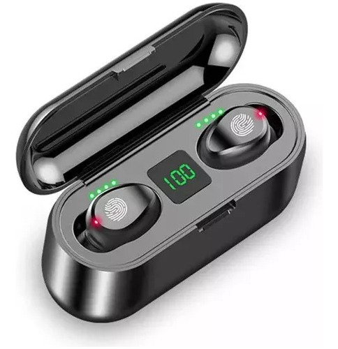 Auriculares Inalámbricos Táctiles Tws F9 Bluetooth 2000mah