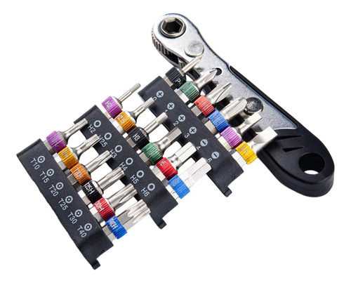 Mini Llave De Trinquete Portátil, 19 Uds., Para Montaje De