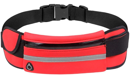 Cangurera Deportiva Para Celular Universal Color Rojo D1124