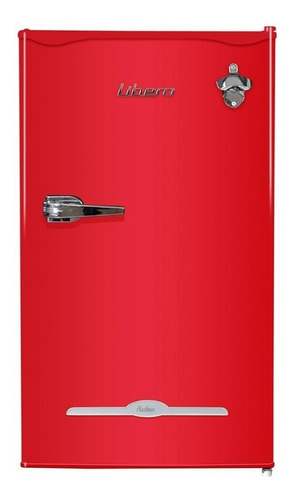 Refrigerador frigobar Libero LFB-90 rojo 90L 220V