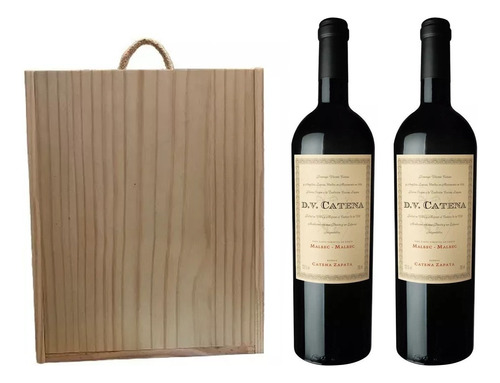 Estuche Madera 2 X Dv Catena Malbec - Malbec 750ml