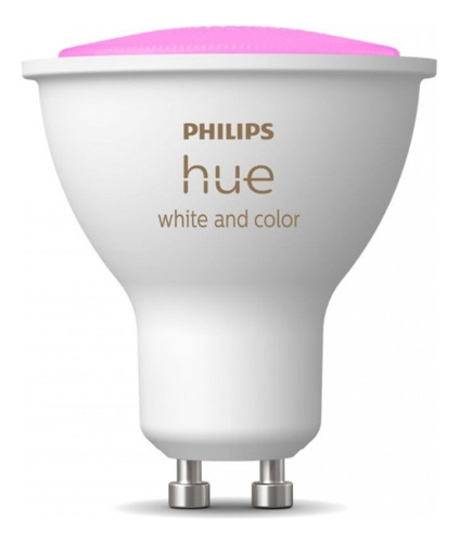 Foco Lampara Inteligente Led Gu10 Philips Hue Color Rgb 5.7w