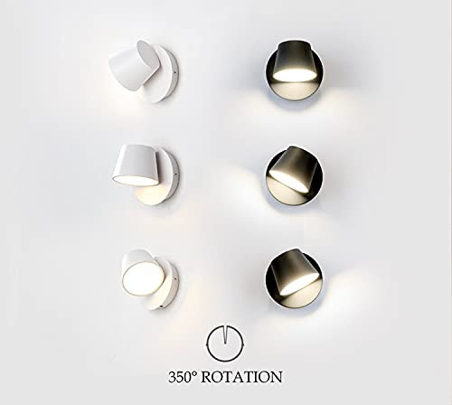 Lámpara De Pared Led Moderna Luzden Mini, 7w 3000k, Blanco