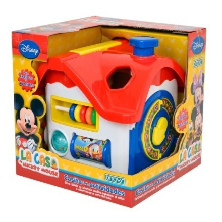 Mickey Mouse - Casa Didactica P/tu Bebe - Ditoys Premium