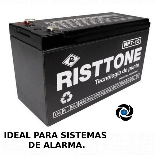 Imagen 3 de 6 de Batería 12v 7amp Gel Recargable Para Alarma Cerco Electrico