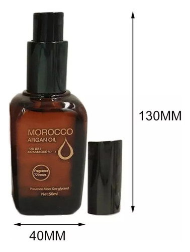 Aceite D Argan 100% Natural Cabello Maltratado 50ml Calidad