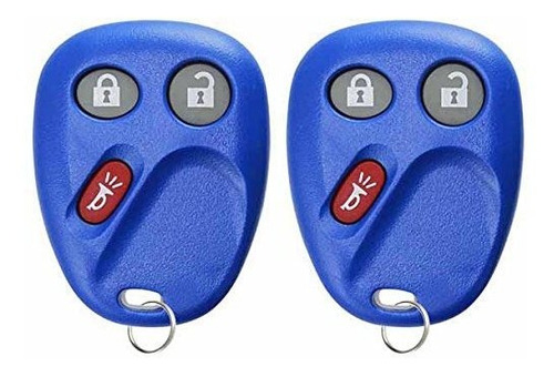 2 Keylessoption Llavero Para Control Remoto De Repuesto, De 