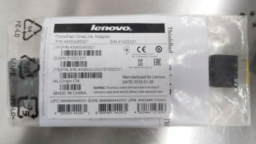 Thinkpad Onelink Adapter Lenovo