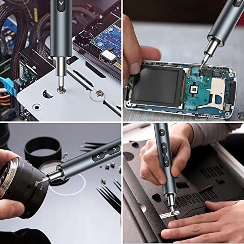 Amir Newest Mini Destornillador Eléctrico Kit, 28 En 1 Jueg