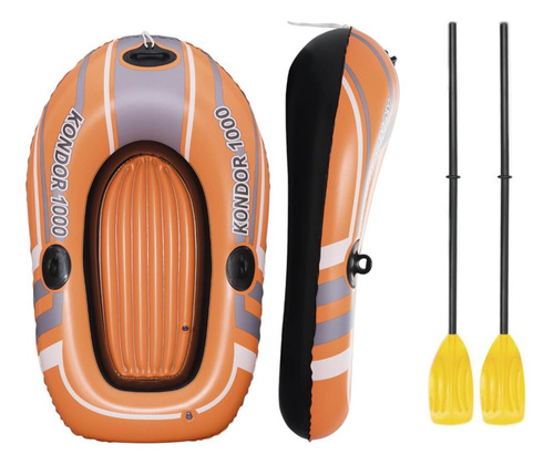 Bote Inflable Con Remos Kondor 1000 1.45mx84cm Bestway