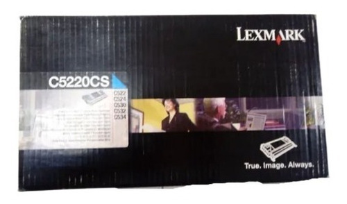 Tóner Lexmark C5220cs - Cian - 3000 Páginas Facturado 