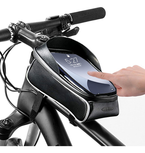 Bolsa Bicicleta Para Telefono Marco Frontal Impermeable Gran
