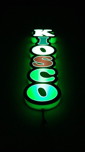 Cartel Luminoso Kiosco Rgb