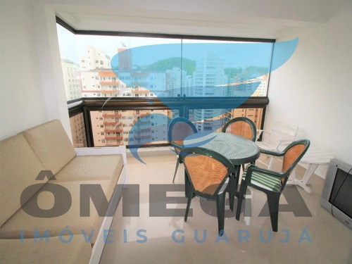 Imagem 3 de 17 de Guarujá Pitangueiras Flat 2 Dormitórios Ar Condicionado Piscina Lazer Completo Manobrista Serviço De Praia Portaria 24 Horas - Fl0011 - 34708972