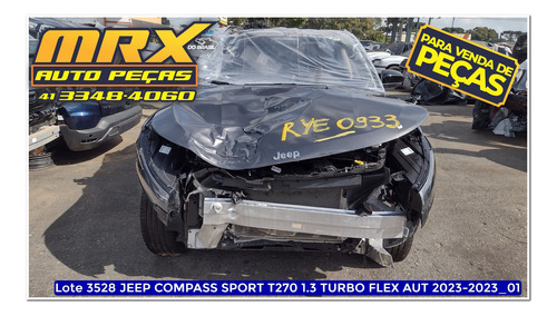 Sucata Jeep Compass Sport T270 1.3 Turbo Flex Aut 2023