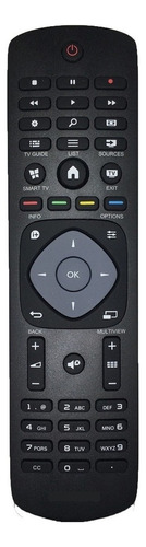 Control Remoto Lcd 491 Para Tv Smart Philips