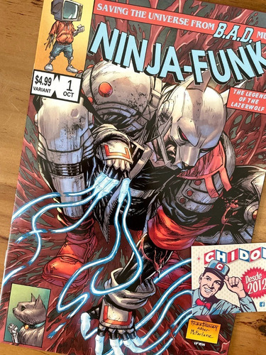 Comic - Ninja Funk #1 Kirkham 1st Torment Homage Mcfarlane