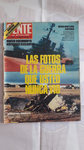 Revista Gente 877 Islas Malvinas Guerra 13 Mayo 1982 
