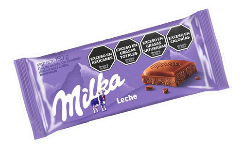 Milka Chocolate Con Leche 150gr - Compañía De Golosinas