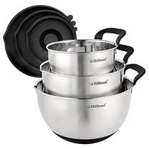 Comprar Cuencos Mezclar Tapas Herméticas Sin Bpa, Cuencos Anid...