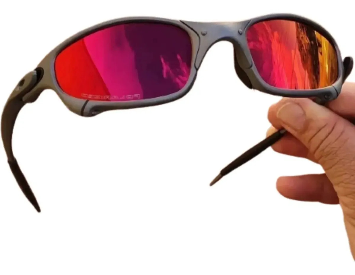 Oculos De Sol Juliet 24k Lupa Polarizado Metal Penny Doublex Desenho Juliet ruby