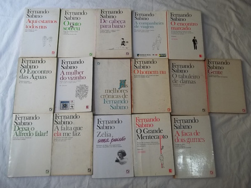 * Livros - Fernando Sabino - 16 Livros (diversos)