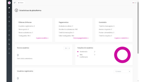 Sistema Saas Para Criadores De Conteúdo Php