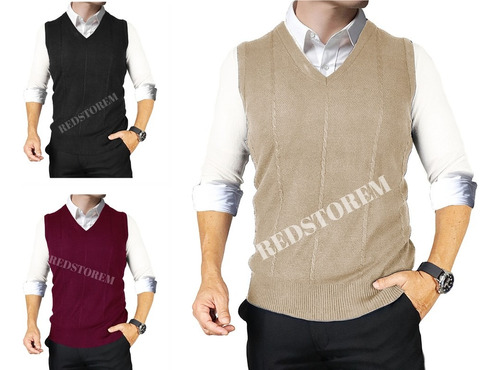 Chaleco Sweater Hombre Sin Mangas