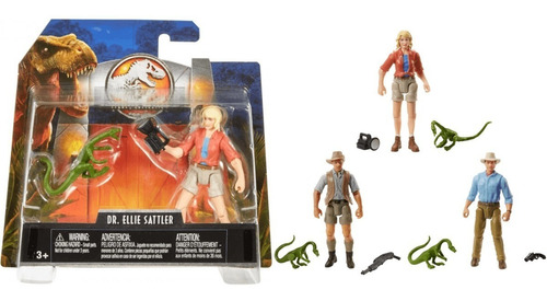 Paquete Jurassic Park Legacy Collection 3 Personajes 3.75in 