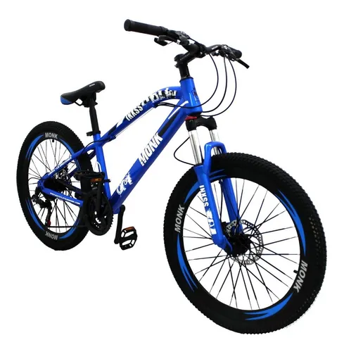 Bicicleta Monta a Rodada 24 21 Velocidades Monk Inxss Cuotas sin