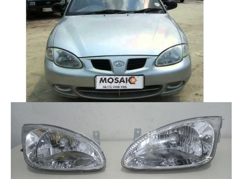 Par Farol Hyundai Elantra 1999 2000 Novo Depo