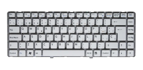 Teclado Sony Vaio Vgn-nw Vgn-nw100 Vgn-nw200 Blanco Español