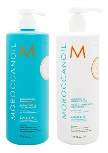 Moroccanoil Shampoo + Acondicionador Smooth X1000ml