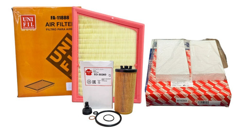 Kit De Filtros Bmw 118i 1' F40 1.5 2019 Filtro Aire & Aceite