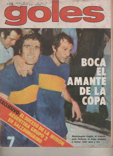 Revista * Goles * Nº 1475 Año 1977 - Houseman, Zanabria 